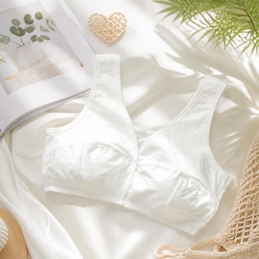 Wirefree Bra Comfort - Reggiseno confortevole con chiusura anteriore a