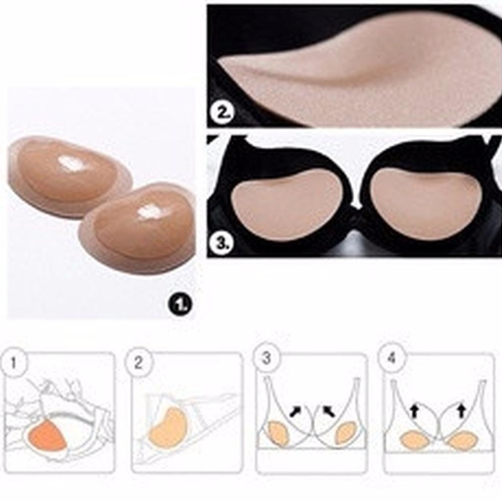 Inserti in silicone riutilizza - Push Up Bra Silicone recensione e prezzo